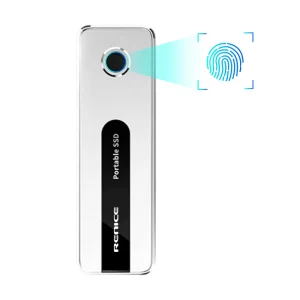 Renice Portable SSD 512G Fingerprint Encrypted External Mobile SSD W/R1000MB/S