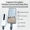 Renice Portable SSD 512G Fingerprint Encrypted External Mobile SSD W/R1000MB/S - Image 7