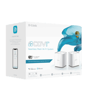 D-Link COVR-1102 AX1800 Whole Home Mesh Wi-Fi System (2-Pack)