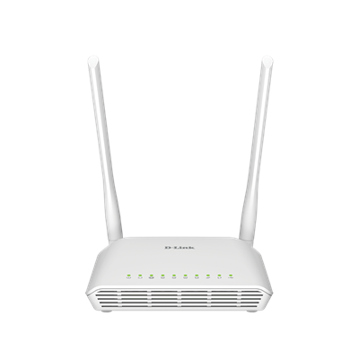 D-Link DSL-2750U Wireless N300 ADSL2+ Modem Router