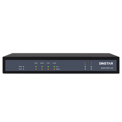 Dinstar DAG1000-4O FXO VoIP Gateway (4 Ports)