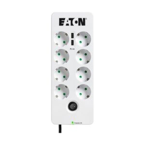 Eaton 8-Plus Surge Protected Socket and 2 USB Inputs (PB8TUD)