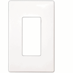 Eaton PJS26W Arrow Hart Decorative Screwless Wall Plate, 1 Gang