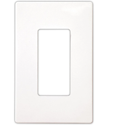 Eaton PJS26W Arrow Hart Decorative Screwless Wall Plate, 1 Gang