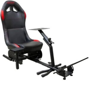 GAMAX Sporty Racing-Style Gaming Chair - Red & Black
