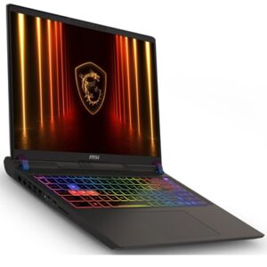 MSI, 9S7-15M352-008, Vector 16 HX AI A2XWIG, 1TB SSD, 32GB RAM, Intel Core Ultra 9 275HX Processor