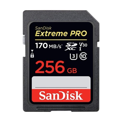 SanDisk Extreme Pro SD Card 256GB