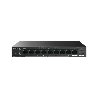 Tenda TEG2210P-8-120W (9GE+1SFP 8 PoE Managed)