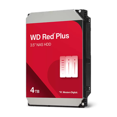 WD Red Plus (NAS HDD) 4TB WD40EFPX