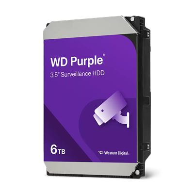 WD Purple (Surveillance HDD) 6TB WD64PURZ