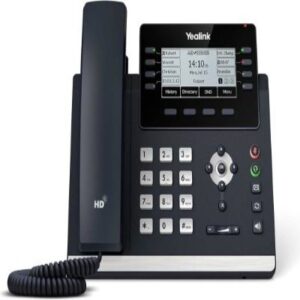 Yealink SIP-T48U Advanced IP Power over Ethernet Corded Phone with Optima HD Voice Technology and 7.0 Inch LCD Touch Screen Colour Display with Backlight