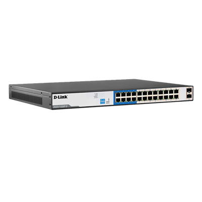 D-Link DGS-F1026P-E 26-Port Fast Ethernet PoE Switch - Image 2