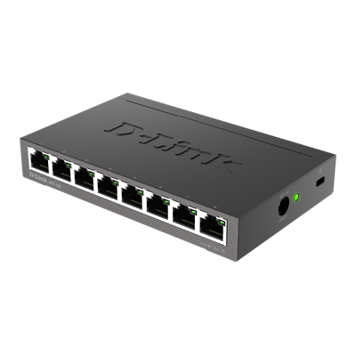 D-Link DGS-108 8-Port Gigabit Unmanaged Switch (Metal Casing) - Image 3