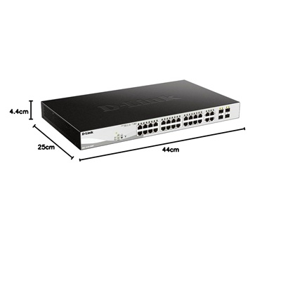 D-Link DGS-1210-28MP 24-Port PoE Smart Managed Gigabit Switch - Image 4