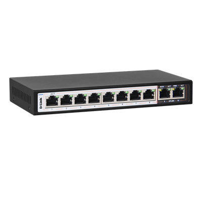 D-Link DGS-F1010P-E 10-Port Gigabit PoE Switch - Image 2