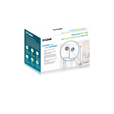 D-Link DHP-P601AV PowerLine AV1000 Passthrough Kit - Image 3