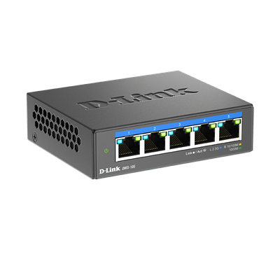 D-Link DMS-105 5-Port 2.5Gb Unmanaged Gaming Switch - Image 3