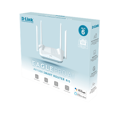 D-Link R15 EAGLE PRO AI AX1500 Smart Router - Image 2