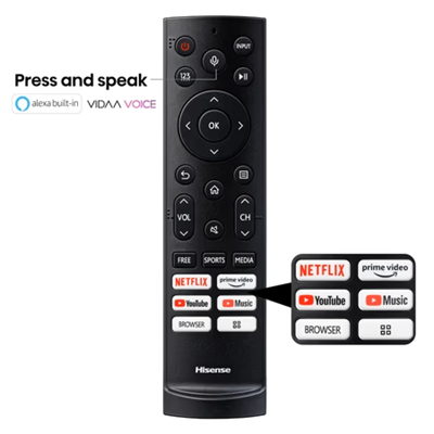 Hisense A6N 4K Smart LED TV 43A6N (2025) - Image 2