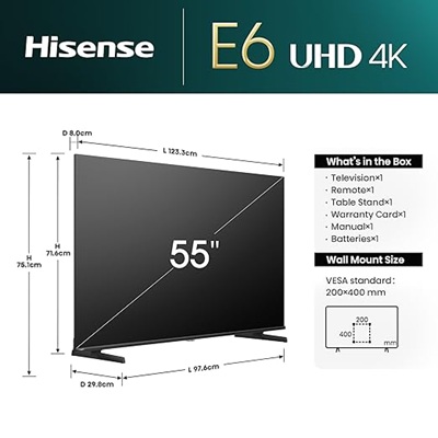 Hisense A6N 4K Smart LED TV 50A6N (2025) - Image 6