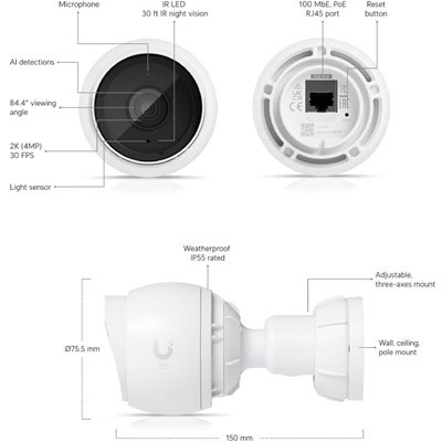 Ubiquiti UniFi Protect G5-Bullet UVC-G5-Bullet - Image 6