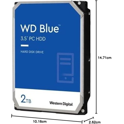 WD Blue (Desktop HDD) 2TB WD20EZBX - Image 3