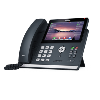 Yealink SIP-T48U Advanced IP Power over Ethernet Corded Phone with Optima HD Voice Technology and 7.0 Inch LCD Touch Screen Colour Display with Backlight - Image 2