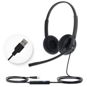 Yealink UH34 Dual Teams Wired USB-A Headset